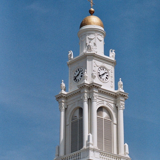 Bell tower built by Stromberg. 