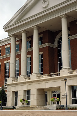 Cast Stone columns and balustrade