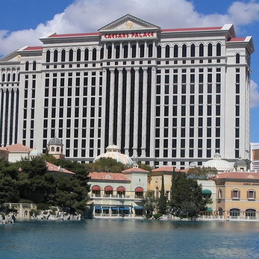 The casino of Caesar Palace in Las Vegas. Caesars Palace is a