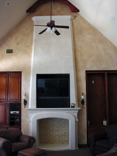Image of Interior Residential Fireplace