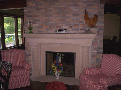 Cast Stone Mantel